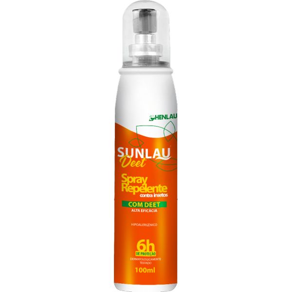 Spray Repelente Sunlau Deet Contra Insetos 100ml 1 UN