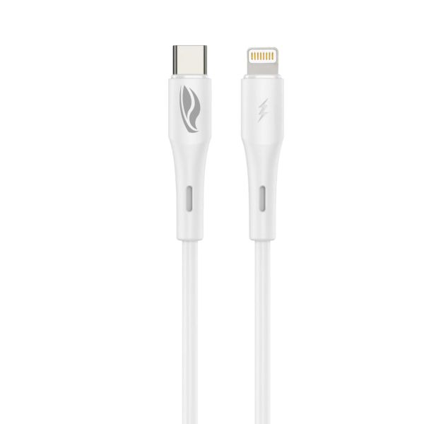 Cabo USB-C C3Tech Lightning CB-CL300WH 1m Branco 1 UN