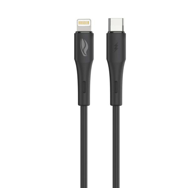 Cabo USB-C C3Tech Lightning CB-CL300BK 1m Preto 1 UN