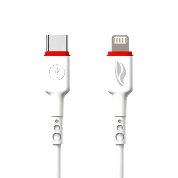 Cabo USB-C C3Tech Lightning CB-CL100WH 1m Branco 1 UN