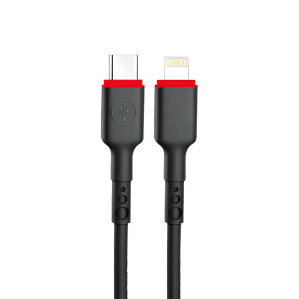 Cabo C3Tech USB-C Lightning CB-CL100BK 1m Preto 1 UN