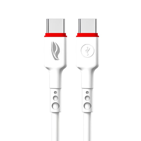 Cabo USB-C para USB-C C3Tech CB-P100WH 1 m Branco 1 UN