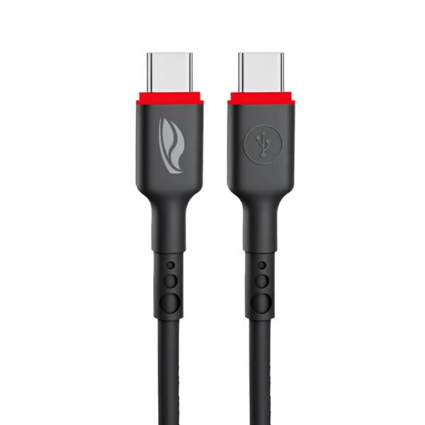 Cabo USB-C para USB-C C3Tech CB-P100BK 1 m Preto 1 UN