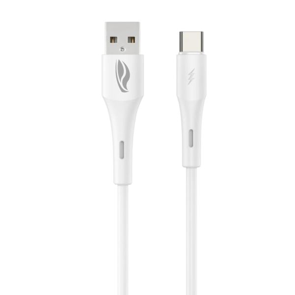 Cabo C3Tech USB e USB-C CB-C300WH 1m Branco 1 UN