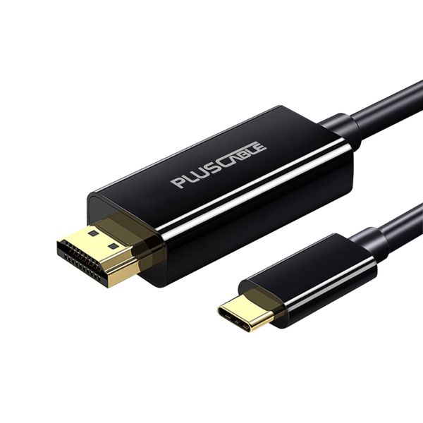 Cabo Adaptador USB-C / HDMI Plus Cabe HDMIC20 Preto 1 UN