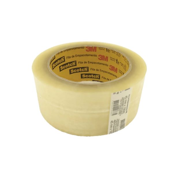 Fita Adesiva Transparente PP Scotch 45mmx100m 1 UN 3M