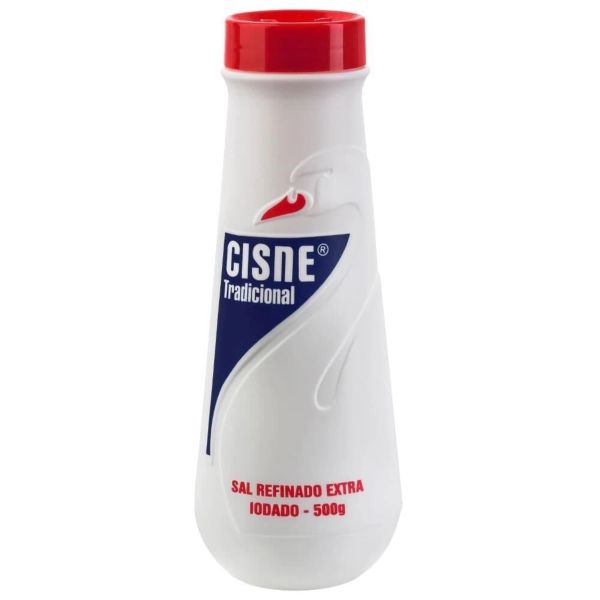 Sal Marinho Refinado Saleiro 500g 1 UN Cisne