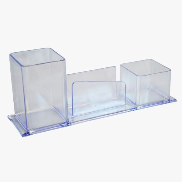 Porta Lápis Clips Lembrete Cristal 007.0 1 UN Acrinil