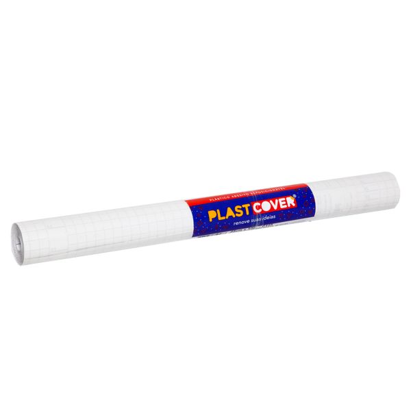Plástico Autoadesivo Cristal 45cm x 10m 1 UN Plastcover