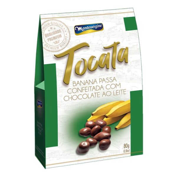 Tocata Montevergine Banana Passa com Chocolate 80g 1 UN