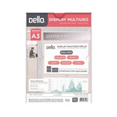 Expositor Quadro de Aviso Multiuso A3 420x5x300mm Cristal 0533 1 UN Dello
