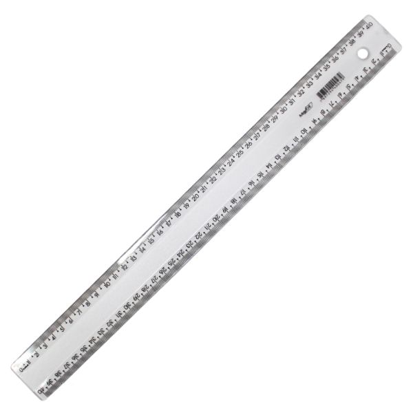 Régua Maxcril Cristal 40cm 1 UN