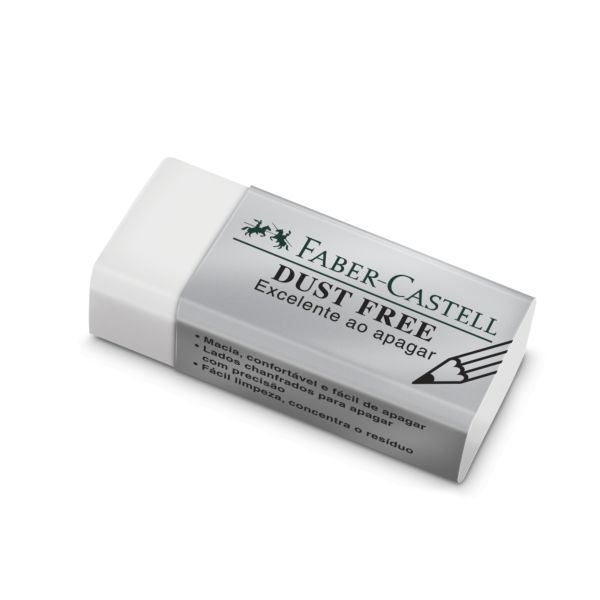 Borracha Faber Castell Dust Free Branca 1 UN