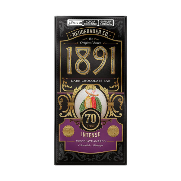 Chocolate Neugebauer Tablete 1891 Intense 45g 1 UN