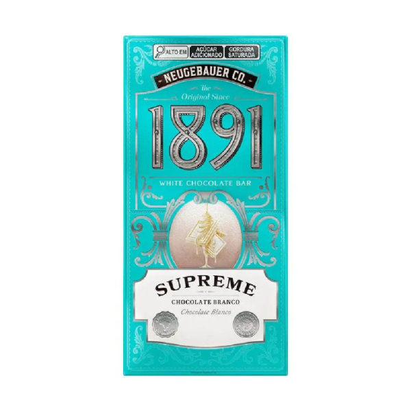 Chocolate 1891 Neugebauer Supreme Branco 90g 1 UN