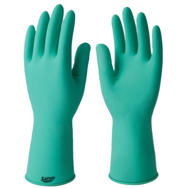 Luva de Proteção Sanro Látex Soft Flocada Verde P CA 5129 1 UN