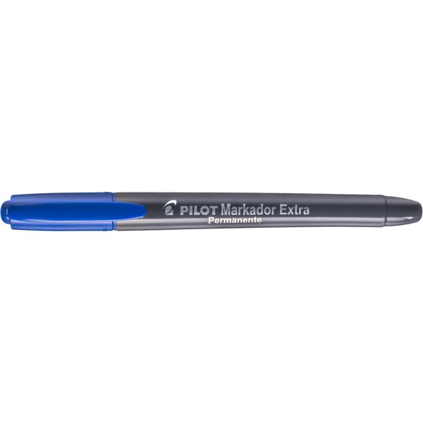 Pincel Marcador Pilot Permanente Extra Azul Ponta Redonda 4,0mm 1 UN
