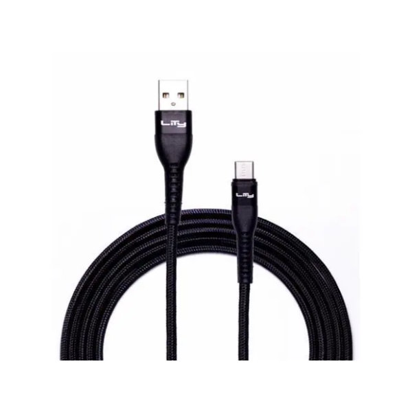 Cabo USB Lity A+C 60W 3A 2M C11P Preto 1 UN