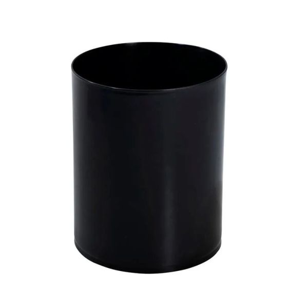Cesto de Lixo JSN Redondo sem Tampa 12L Preto 1 UN