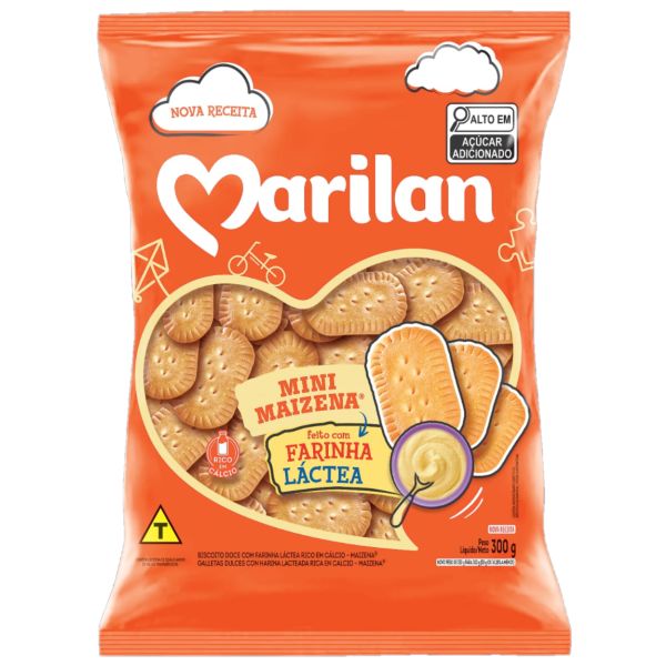 Biscoito Marilan Mini Maizena 300g 1 UN