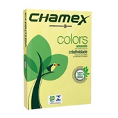 Papel Chamex A4 Sulfite Amarelo 210X297mm 75g Resma 500 FL
