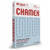 Papel Chamex A4 Sulfite Azul 210X297mm 75g Resma 500 FL