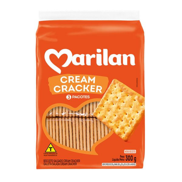 Biscoito Marilan Cream Cracker 300g 1 UN