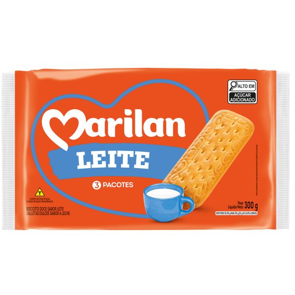 Biscoito Marilan Leite 300g 1 UN