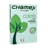Papel Chamex A4 Sulfite Verde 210X297mm 75g Resma 500 FL