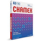 Papel Chamex A3 Super Sulfite Branco 297x420mm 90g Resma 500 FL