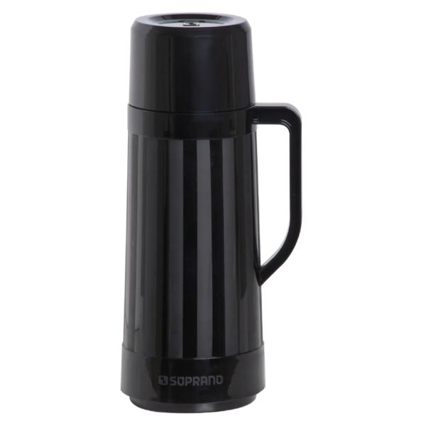 Garrafa Térmica Soprano Topazio 1L Preta 1 UN