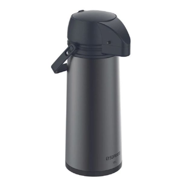 Garrafa Térmica Soprano Inox Single 1,9L Cinza 1 UN