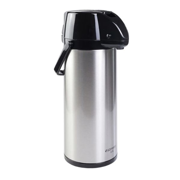 Garrafa Térmica Soprano Inox Exclusiva Preto 2,5L 1 UN