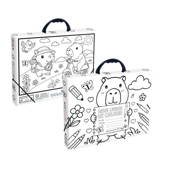 Maleta para Colorir Dello A4 Be Capy Estampa Passeio 1 UN