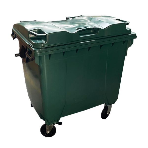 Container Injetado Lar Plásticos sem Pedal Verde 1000L 1 UN