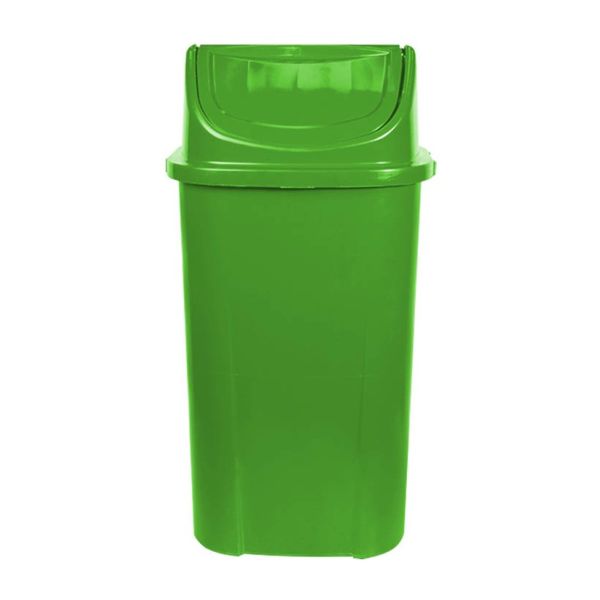 Lixeira Lar Plásticos com Tampa Basculante 60L Verde 1 UN