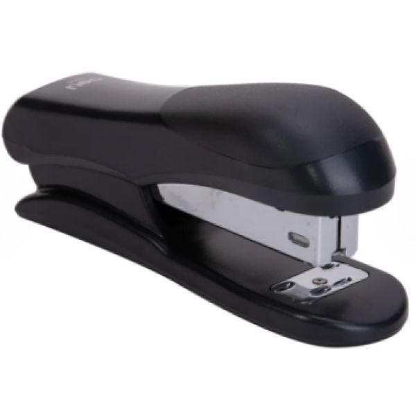 Grampeador Deli com Capa Emborrachada até 25 Folhas Preto 1 UN