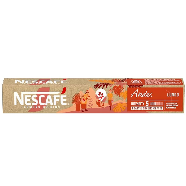 Cápsula de Café Nescafé Nespresso Andes 1 CX com 10 UN