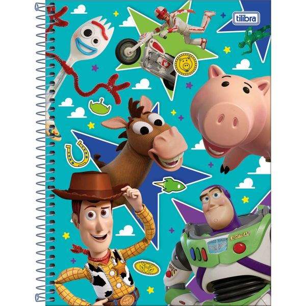 Caderno Universitário Tilibra Capa Dura Toy Story C 80 FL 1 UN