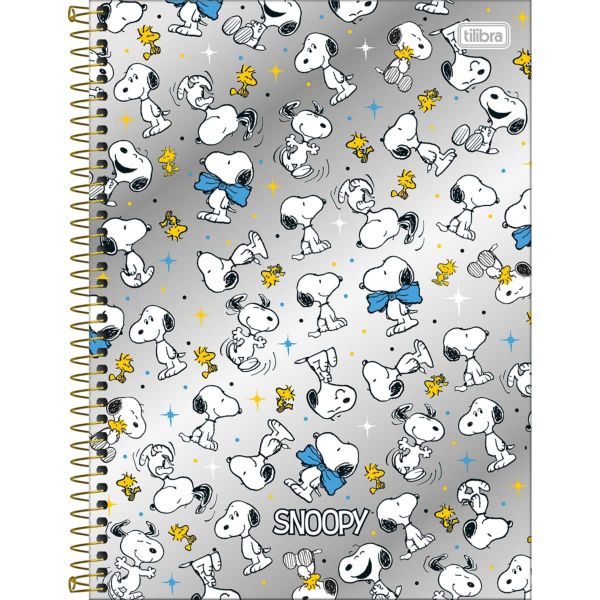 Caderno Universitário Tilibra Capa Dura Snoopy A 80 FL 1 UN