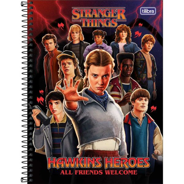 Caderno Universitário Tilibra 1 Matéria Capa Dura 200x275mm Stranger T
