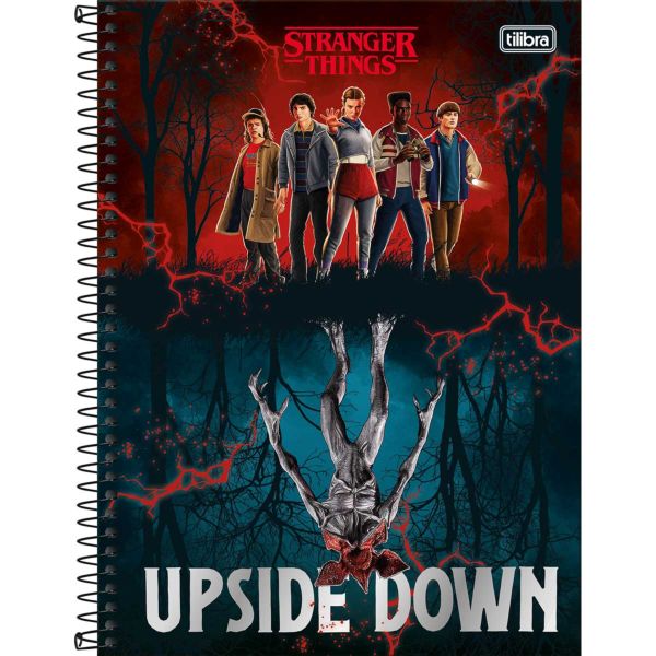 Caderno Universitário Tilibra 1 Matéria Capa Dura 200x275mm Stranger T