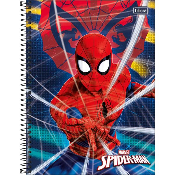 Caderno Universitário Tilibra Capa Dura Spider-Man C 80 FL 1 UN