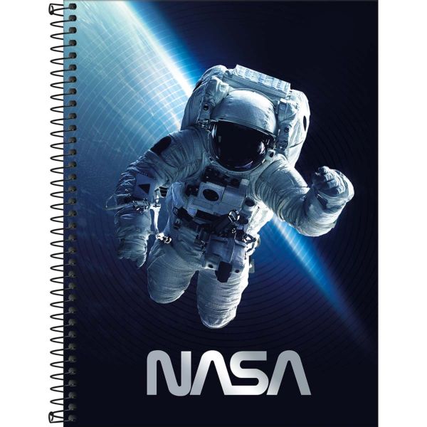 Caderno Universitário Tilibra 1 Matéria Capa Dura 200x275mm Nasa D 80