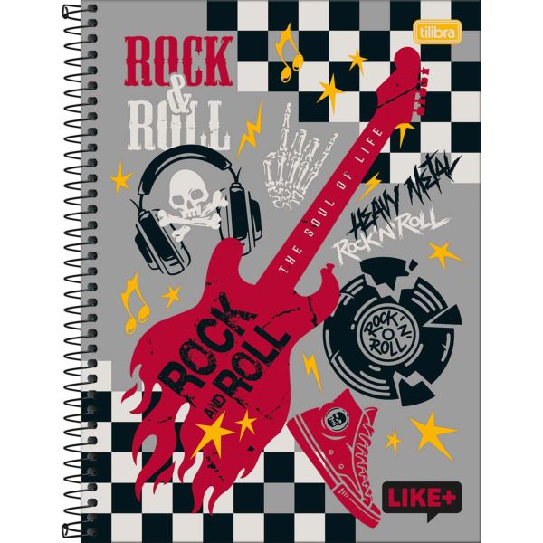 Caderno Universitário Tilibra Capa Dura 96 Folhas Like + Masculino C 1