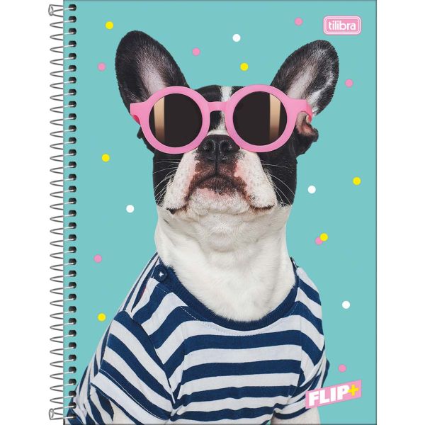Caderno Universitário Tilibra Capa Dura Flip+ Feminino C 96 FL 1 UN