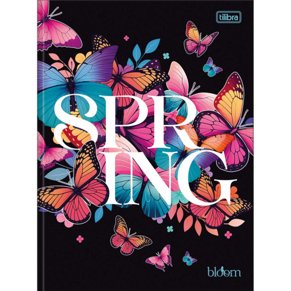 Caderno Brochurão Tilibra Capa Dura Blomm B 80 Folhas 1 UN