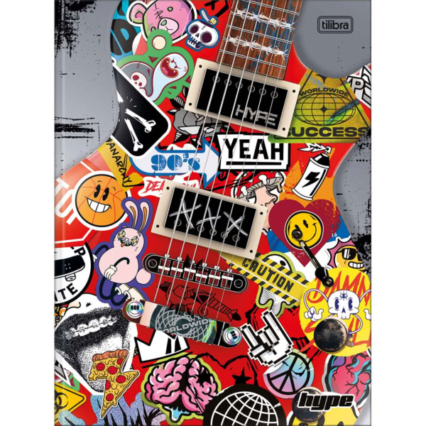 Caderno Brochurão Tilibra Capa Dura Hype B 80 Folhas 1 UN
