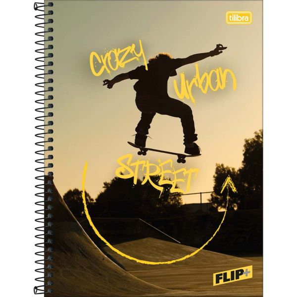 Caderno Universitário Tilibra 1 Matéria Capa Dura 200x275mm Flip+ Masc