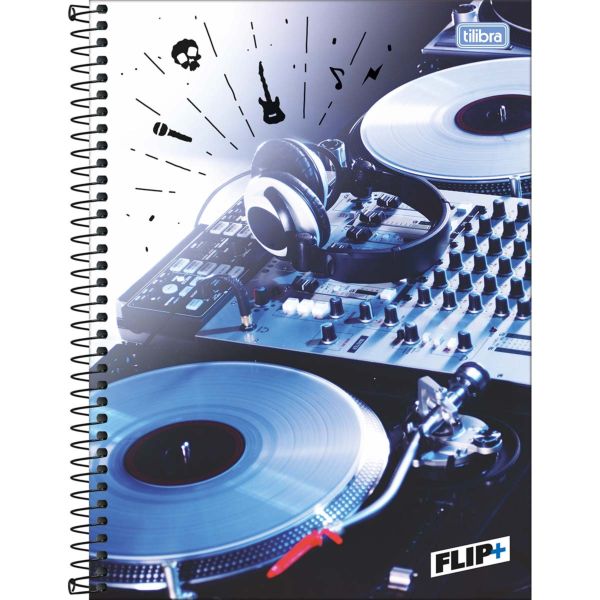 Caderno Universitário Tilibra 1 Matéria Capa Dura 200x275mm Flip+ Masc